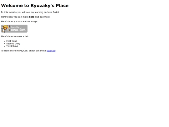 index screenshot
