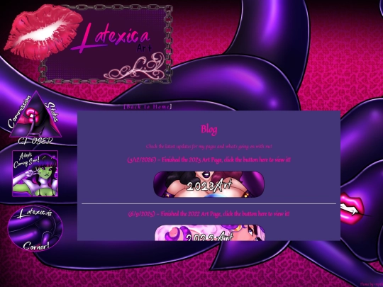 Blog screenshot