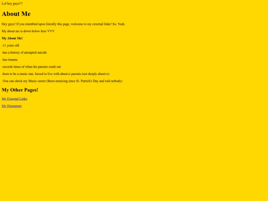 about-me screenshot