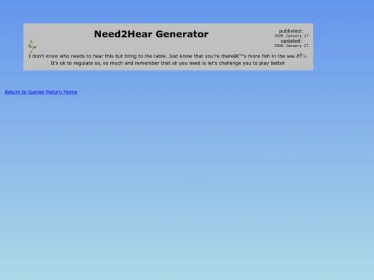games/need2hear screenshot