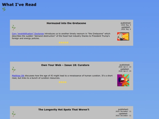 what-i-read screenshot