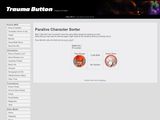 characterpicker screenshot
