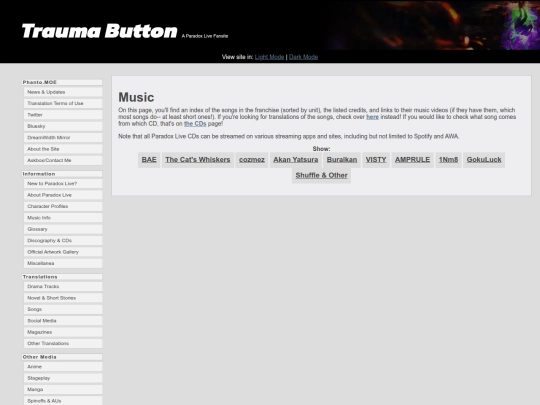 musiccredits screenshot