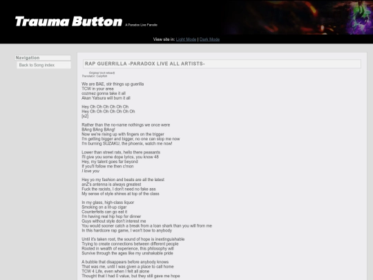 song/guerrilla screenshot