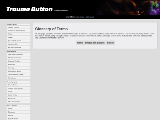 terms screenshot