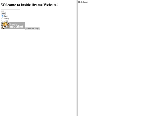 dev/frameset screenshot