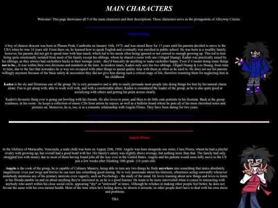 maincharacters screenshot