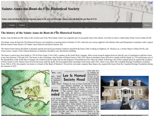 history screenshot