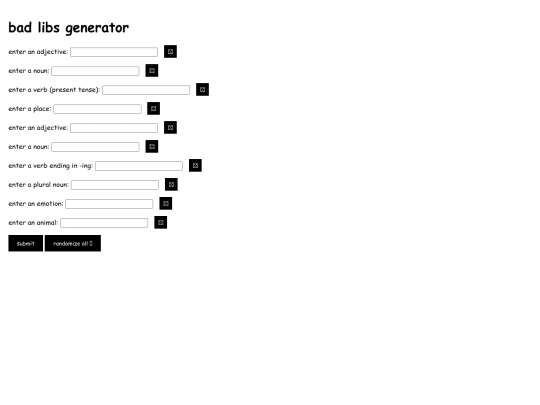badlib screenshot