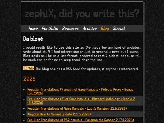 blog screenshot