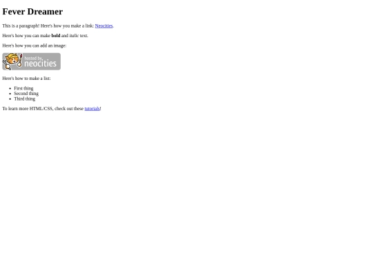 index screenshot