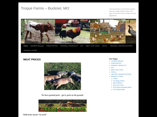store-selections/meat-prices screenshot
