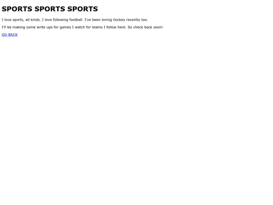 sports screenshot