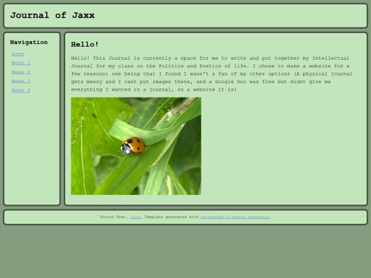 index screenshot