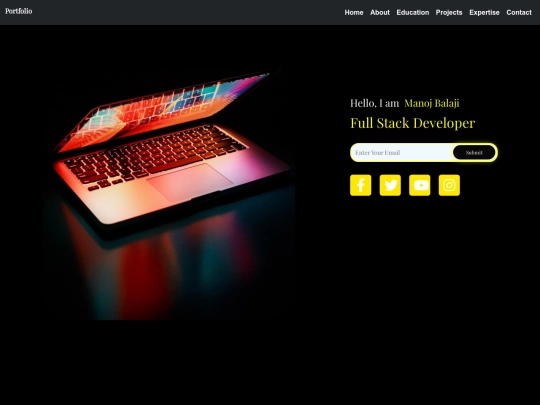 portfolio screenshot