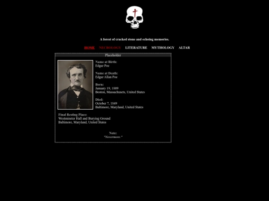 necrology screenshot