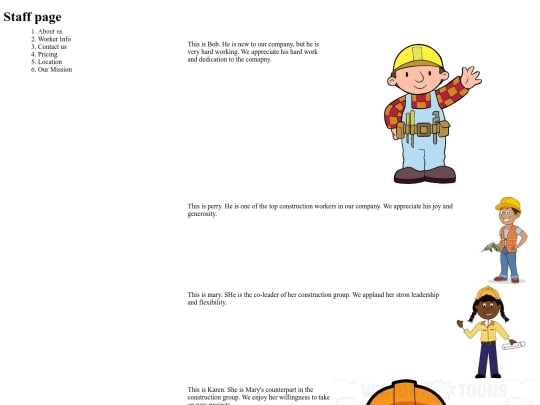 basic-web-design/staff-page/html/staff-page screenshot