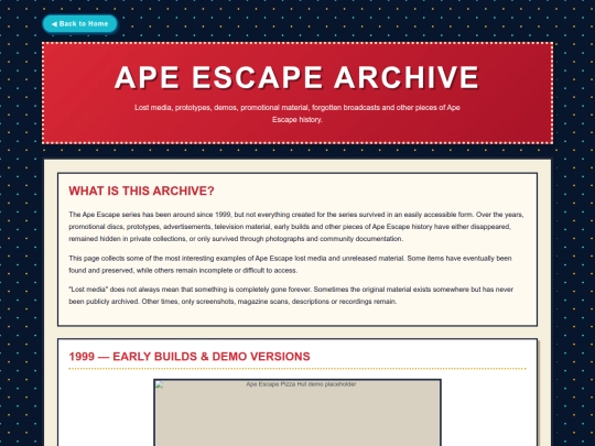 archive screenshot