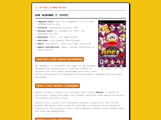 games/ape-academy-2 screenshot