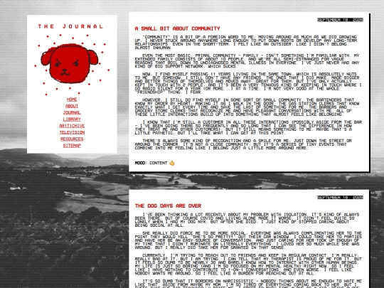 journal screenshot
