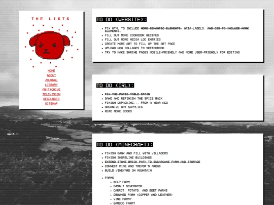 lists screenshot