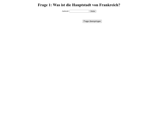 quizfrankreich screenshot