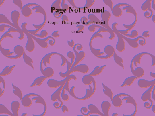 not_found screenshot