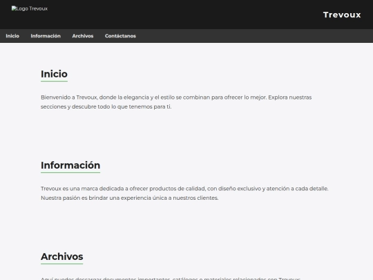 index screenshot