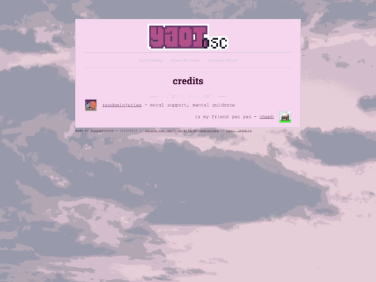 credits screenshot