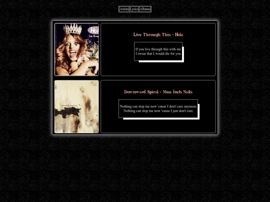 albums screenshot