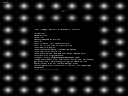survey screenshot
