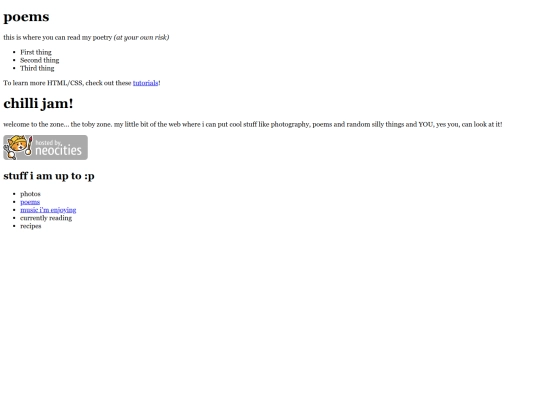 poems screenshot