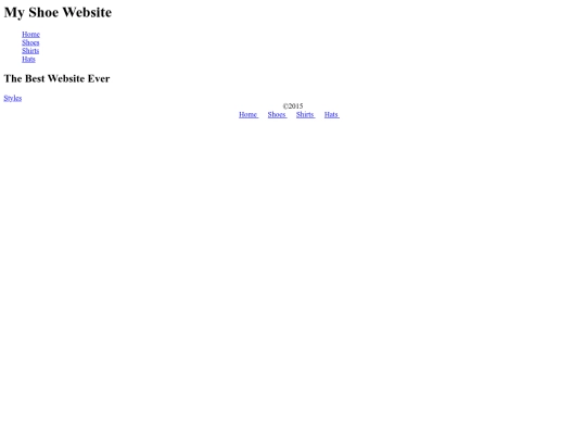 Shoes screenshot