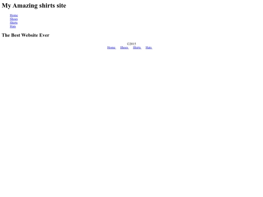 shirts screenshot
