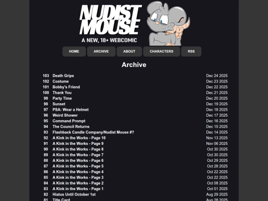 archive screenshot