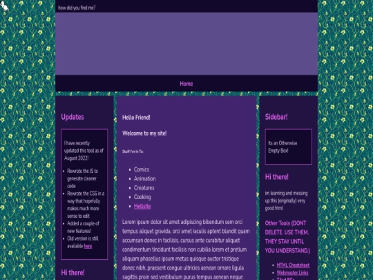 index screenshot