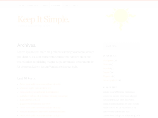 archives screenshot