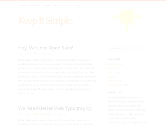 blog screenshot