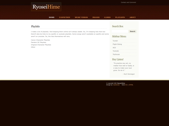 Playlists screenshot