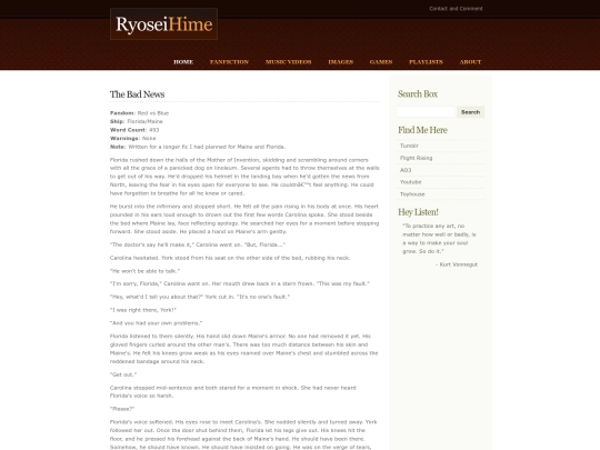fanfiction/badnews screenshot