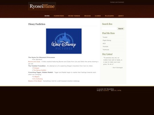 fanfiction/disney screenshot