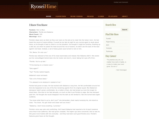 fanfiction/iknow screenshot