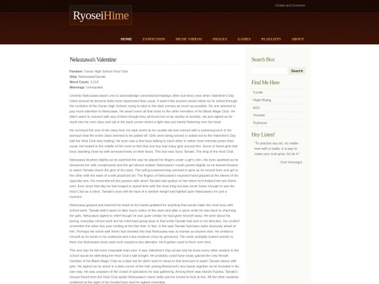fanfiction/nekozawavalentine screenshot