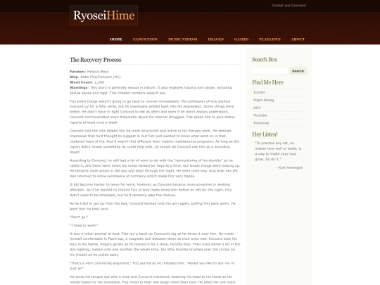 fanfiction/recoveryprocess screenshot