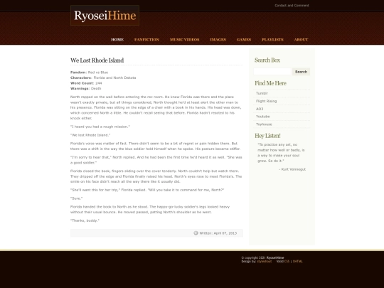 fanfiction/rhodeisland screenshot