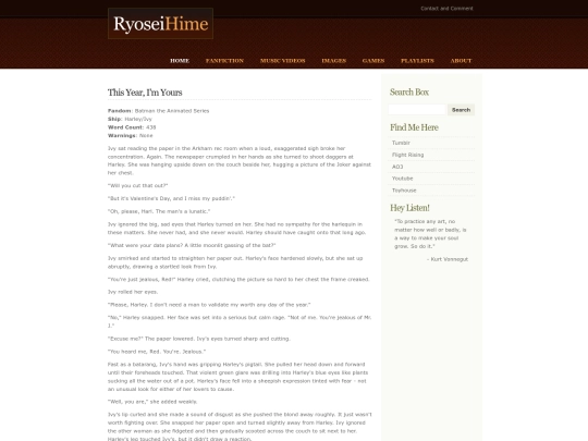 fanfiction/thisyear screenshot