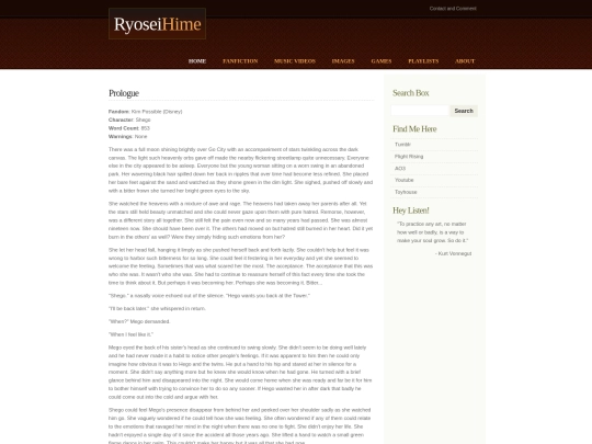 fanfiction/ttprologue screenshot
