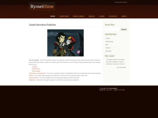 fanfiction/xiaolinshowdown screenshot