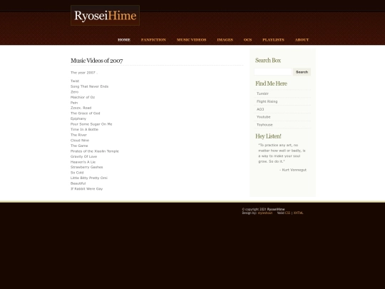 music videos/2007 screenshot