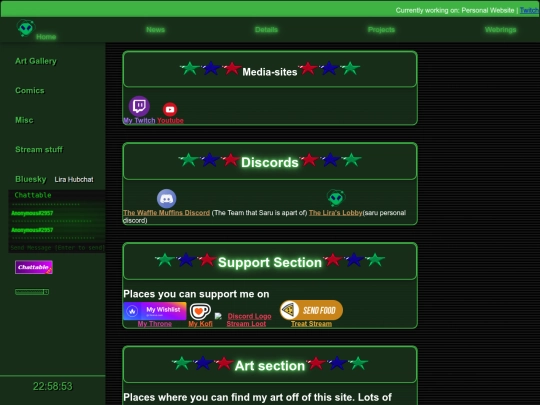 Contact screenshot